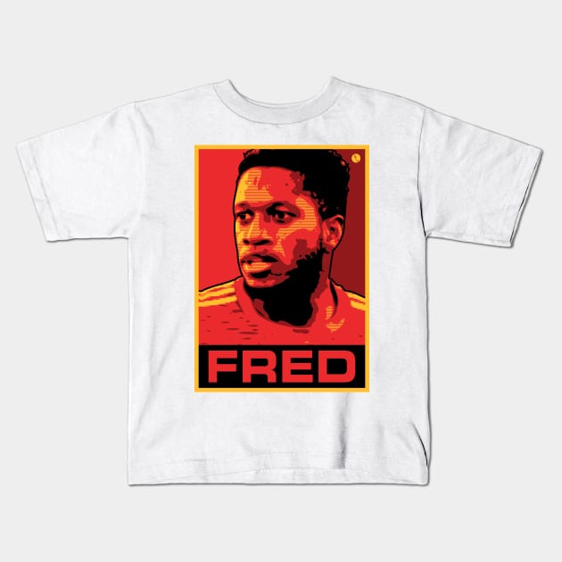 Fred Kids T-Shirt by DAFTFISH